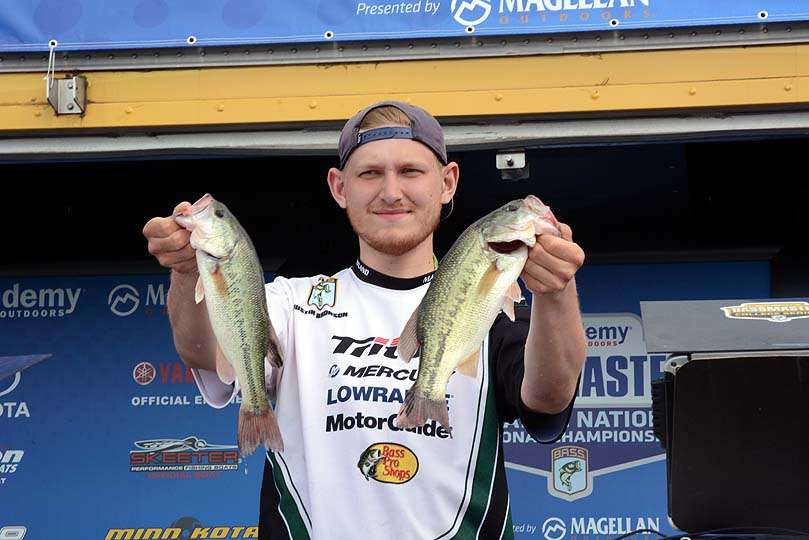Justin Bronson of Maryland is the seventh-place non-boater with 22-10.