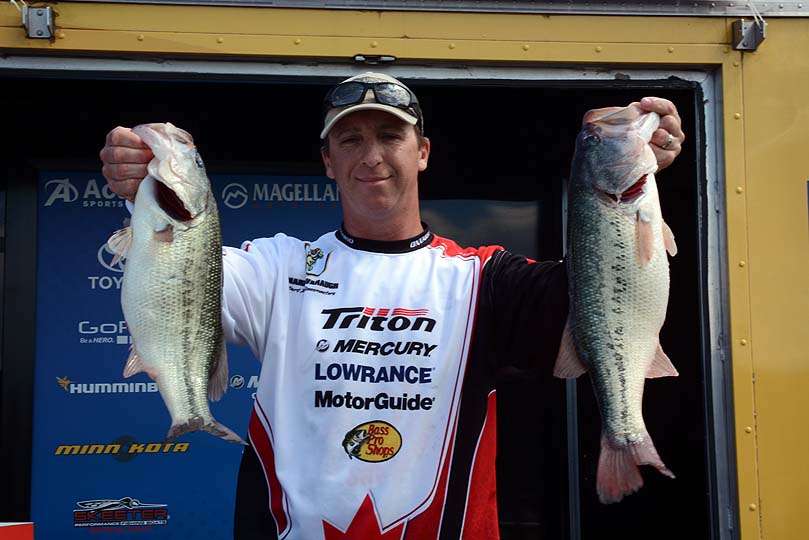 Mark Cavanaugh with 2 of the bass anchoring his final day, winning weight of 19-7. 