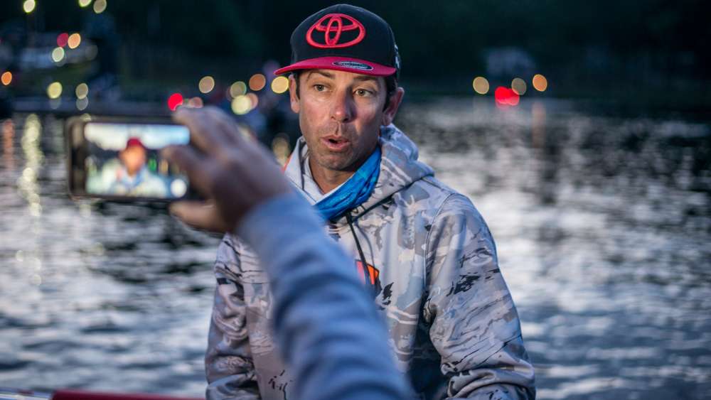 Toyota pro Mike Iaconelli talks about his  Day 3 fishing plan. 