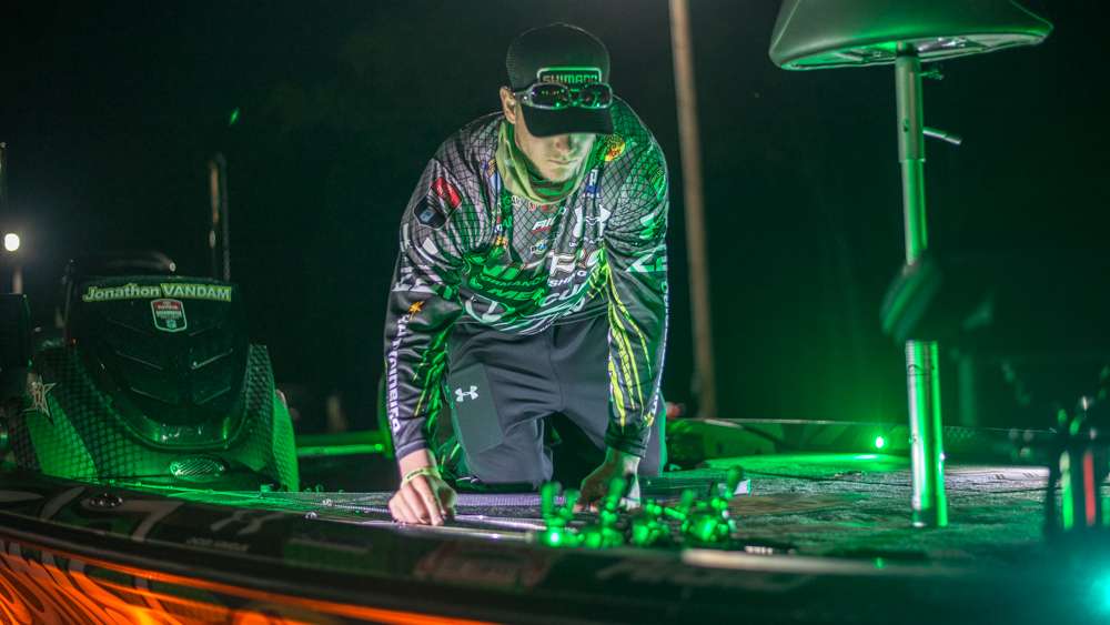 Jonathon VanDam made the Top 50 cut and is excited to be heading back out on Toledo Bend. 