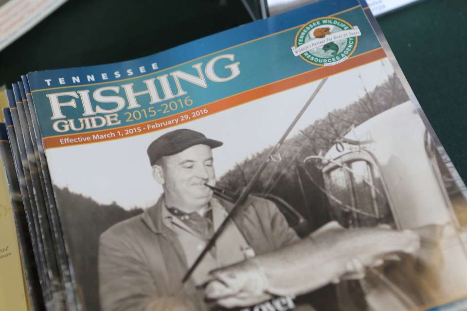 A fishing guide for the area might come in handy this week.