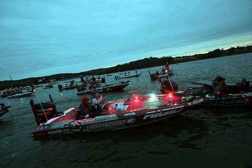 Britt Myers is one of several pros from the Bassmaster Elite Series fishing this event. 