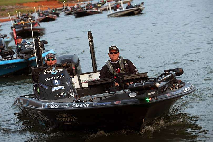 Stetson Blaylock, who is fishing for an invitation in the Bassmaster Elite Series, will likely stay in the main lake. 