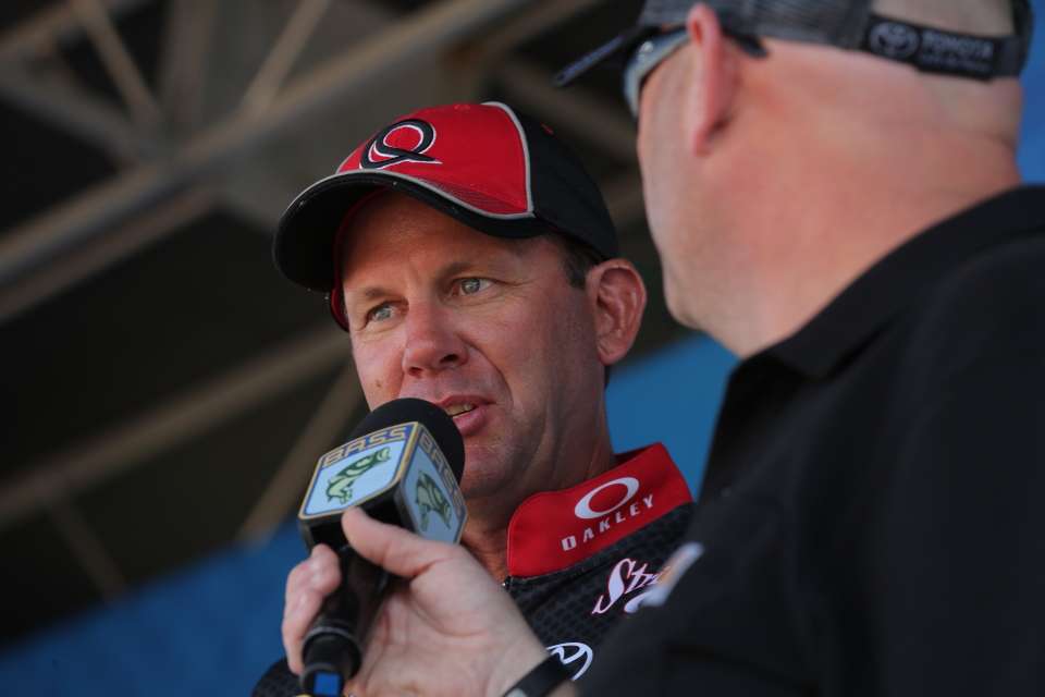 Kevin VanDam is still in the lead following Day 2.