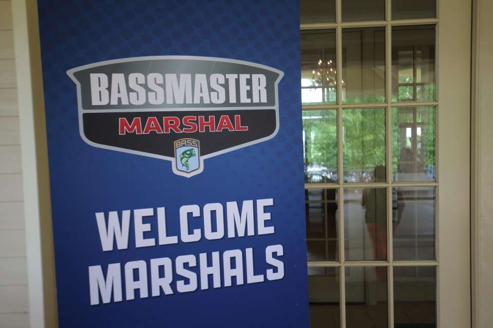 The A.R.E. Truck Caps Bassmaster Elite at Toledo Bend begins with Bassmaster Marshal registration.