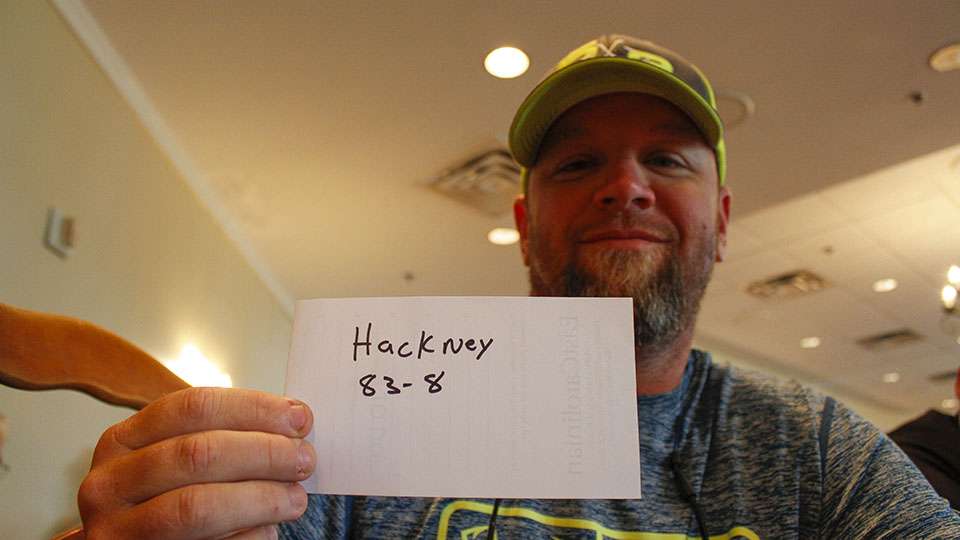 Derek Battenfield of Sulphur, La., adds to the Greg Hackney votes, but he thinks 83-8 is the magic number.