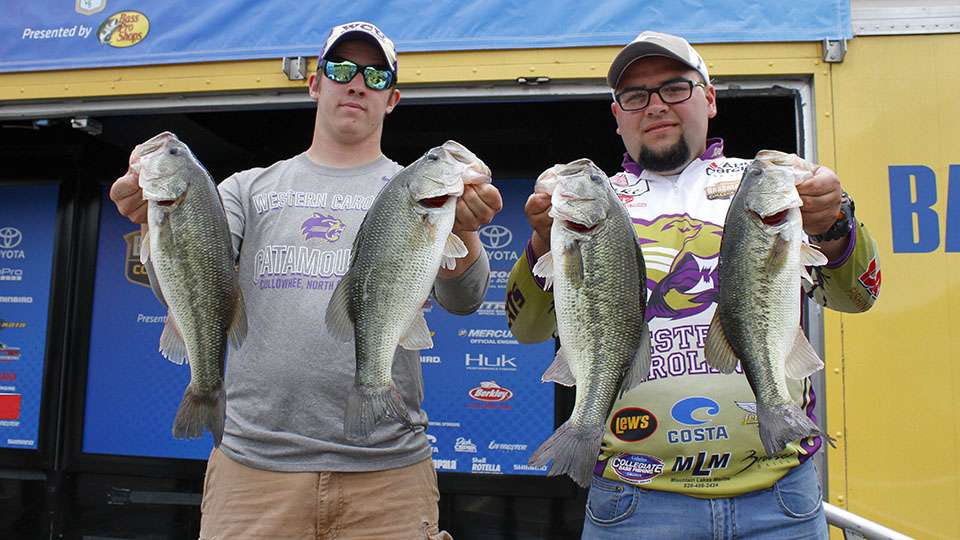Jacob Crowe and Zachary Tallent of Western Carolina (13th, 13-5)