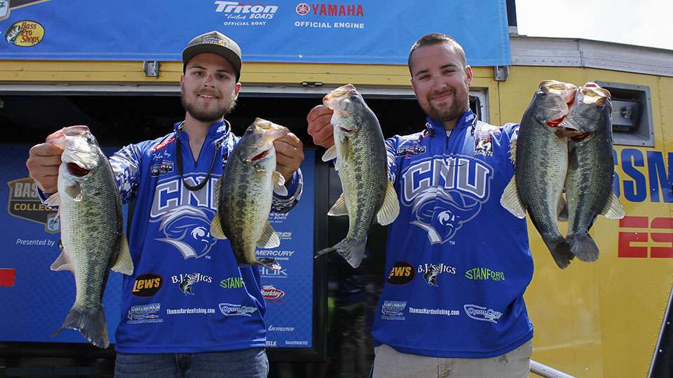 Pete Kenny and Taylor Godsey of Christopher Newport (18th, 22-5)