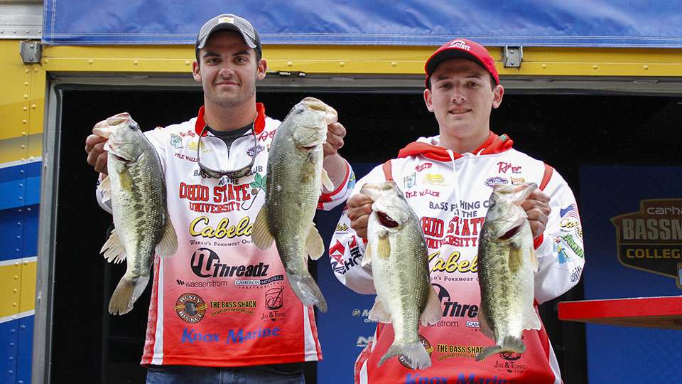 Jacob Miller and Kyle Waller of Ohio State (2nd, 42-5)