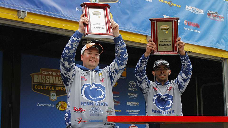 The 2016 Carhartt Bassmaster College Series Eastern Regional Champions from the James River.