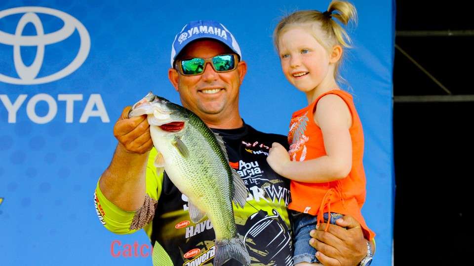Bobby Lane is happy to share the stage with his daughter.