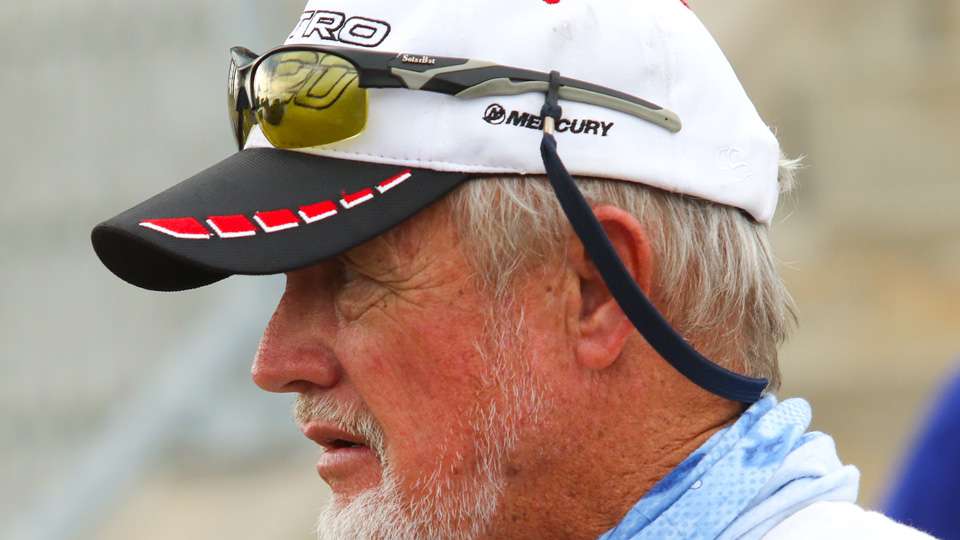 Bass fishing legend Rick Clunn will be among the Central Open competitors here this week. 