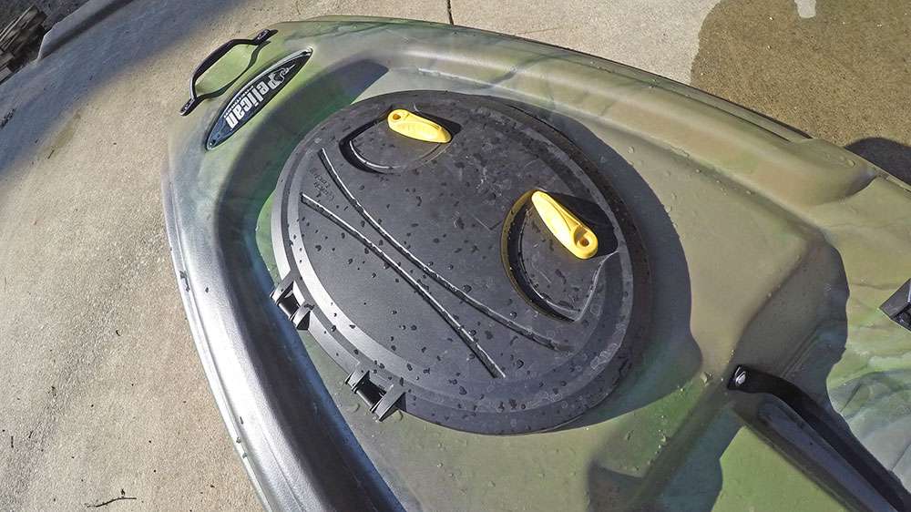 There is also a spacious storage compartment built into the bow of the kayak. 