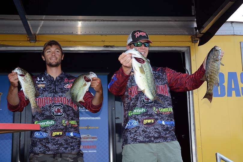 Patrick Walters and Brian Sweeney of the University of South Carolina are in 16th place with 23-13.
