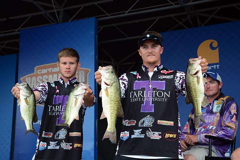 Stetson Overton and Justin Seeton of Tarleton State University finished 12th place.