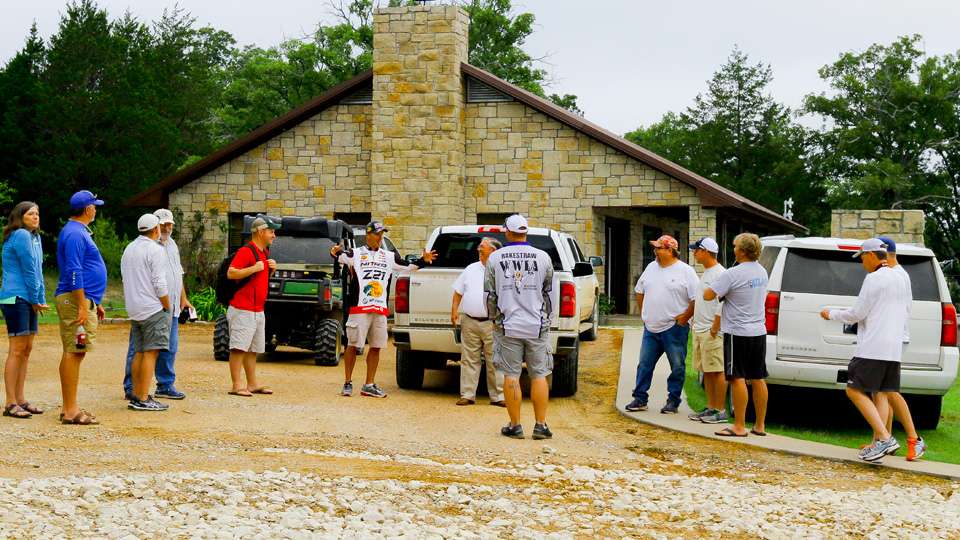 After the Elite Series event on Lake Texoma, Edwin Evers hosted a group of anglers on a private lake for another OPTIMA Batteries Healing Heroes in Action Tour presented by General Tire.