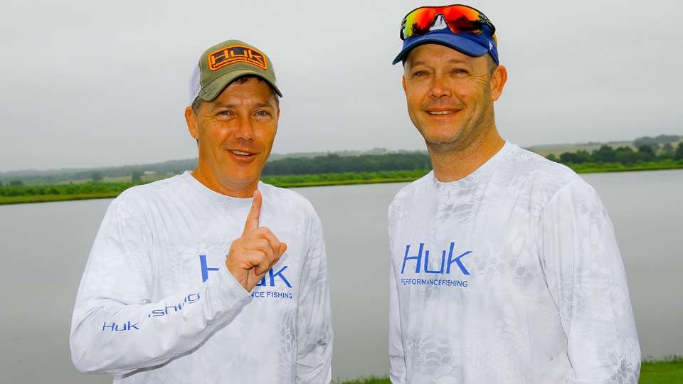 The fourth team that won the auction to fish against that trio, were brothers Chuck and Doug Wells. 