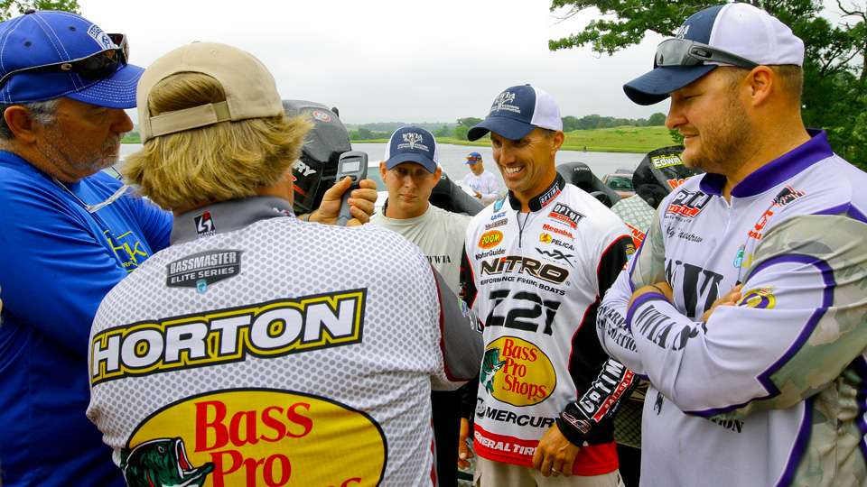 Timmy Horton and his partner Grady Rakestraw were the next team to weigh their fish. 