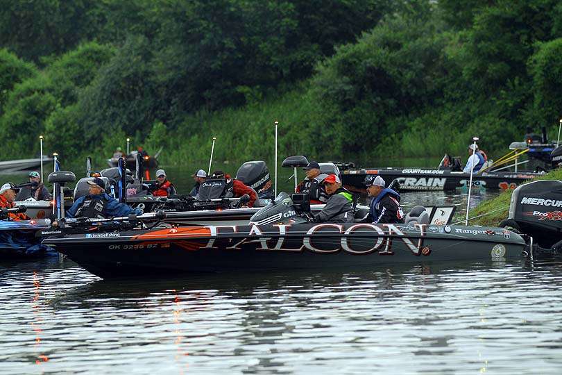 Jason Christie is in the hunt for a win at the Central Open. Doing so would be a relief with a win qualifying him for the 2017 Bassmaster Classic. 