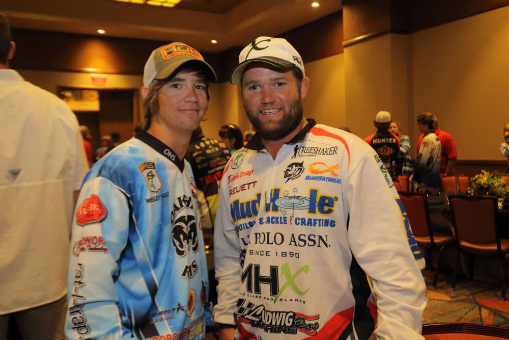 Wesley Holt and Bassmaster Elite Series pro Brett Preuett are excited to get out on the water.