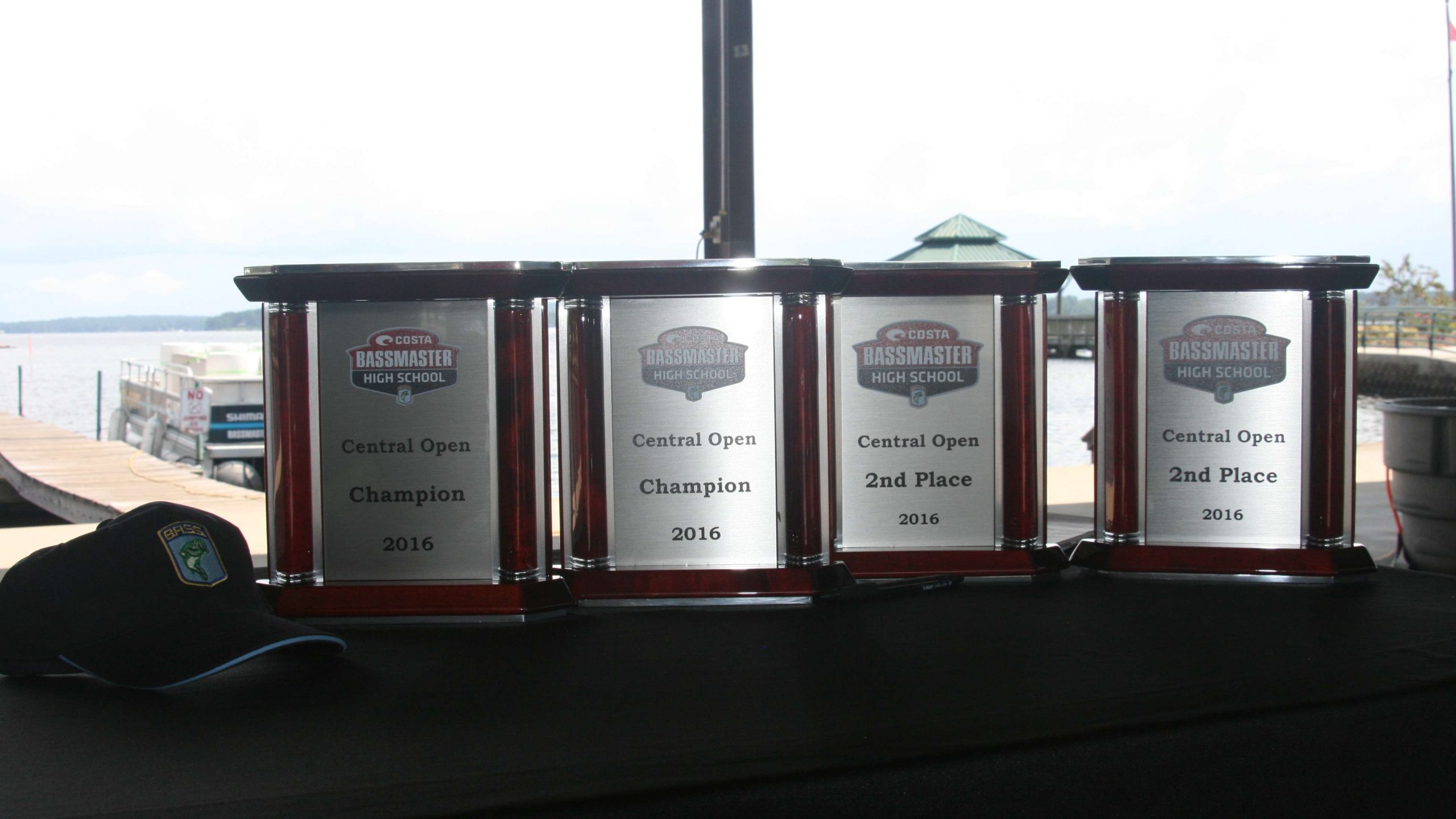 Some lucky anglers will bring home this hardware Monday afternoon, with prize money for their school teams.