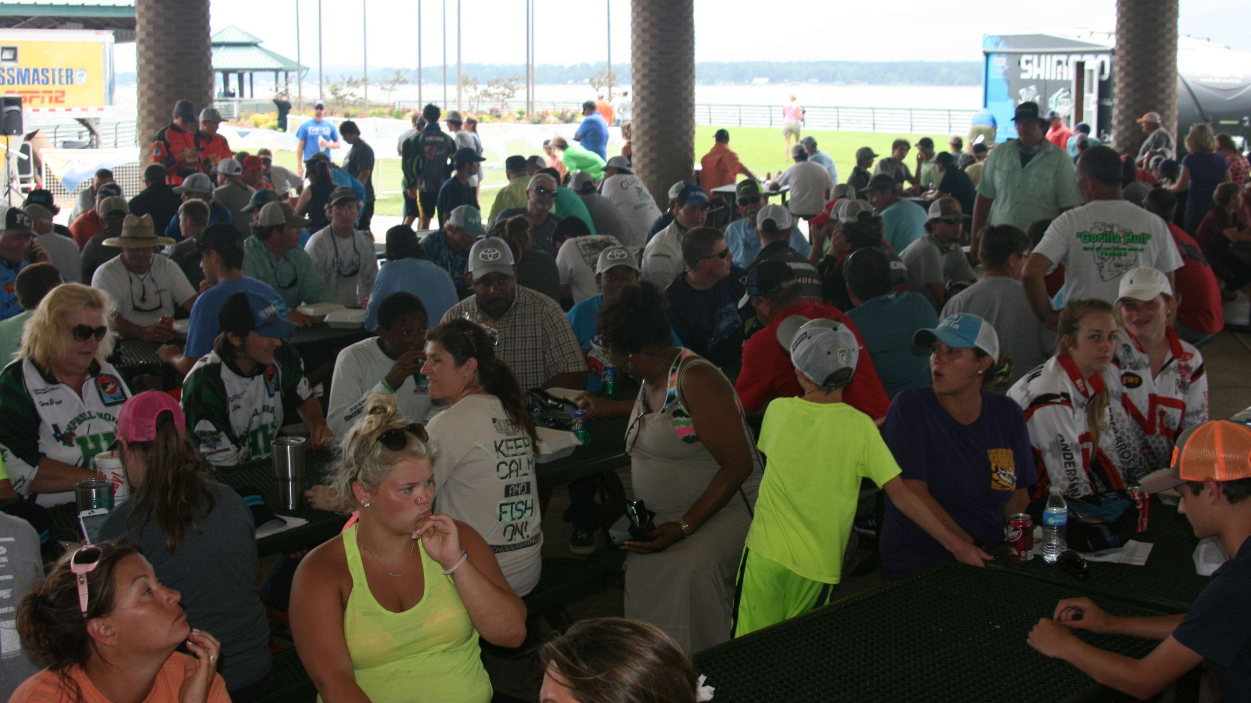 Plenty people were on hand, waiting for the meeting to begin.