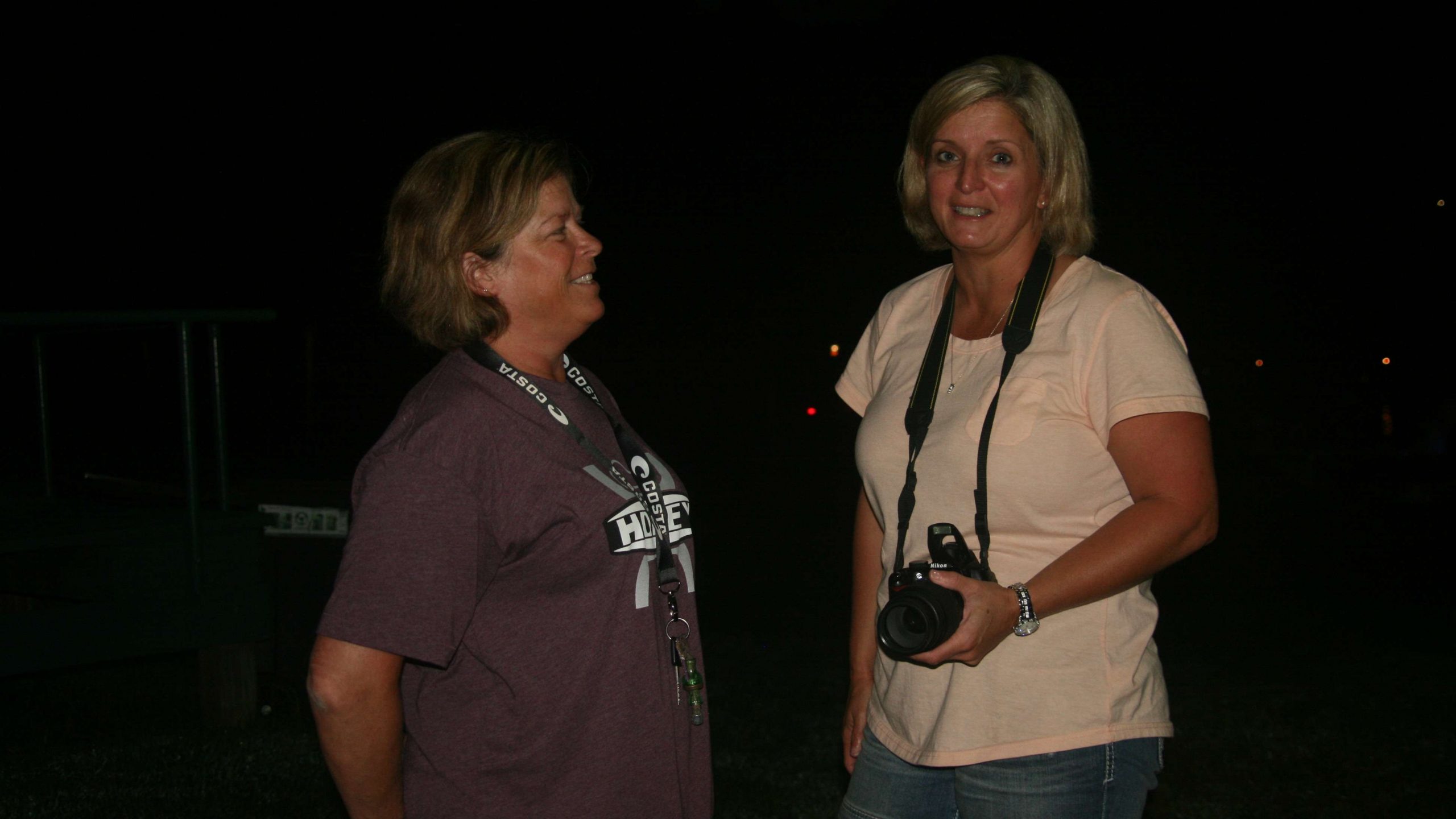 Robin Brown and Brenda Anderson are parents of North DeSoto (LA) anglers and made it out for the early-morning start.