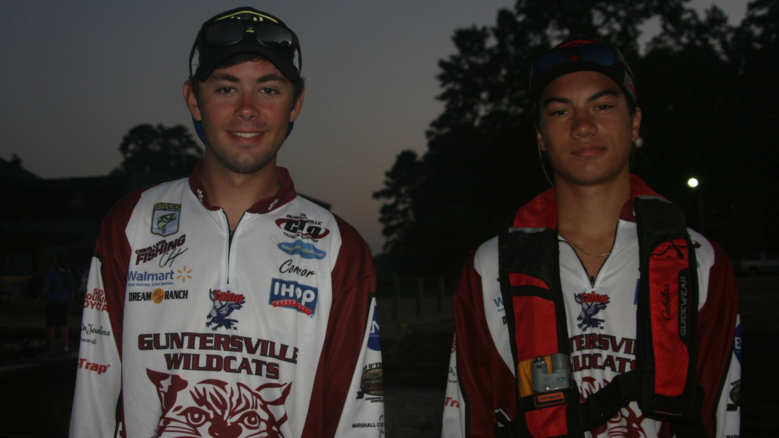 Connor Jones and Johnathon Wilbun are from Guntersville (Ala.,) so they know a thing or two about fishing on big bodies of water like Toledo Bend.