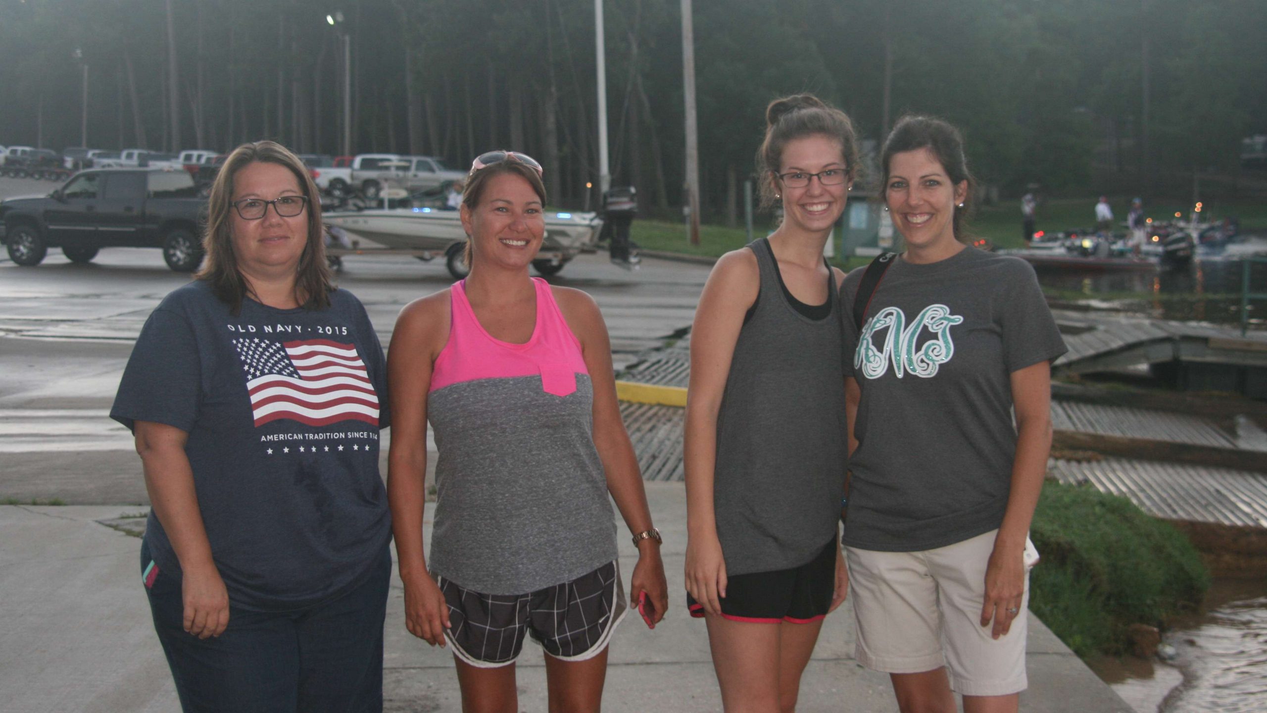 Fishing fans were around for the launch too.