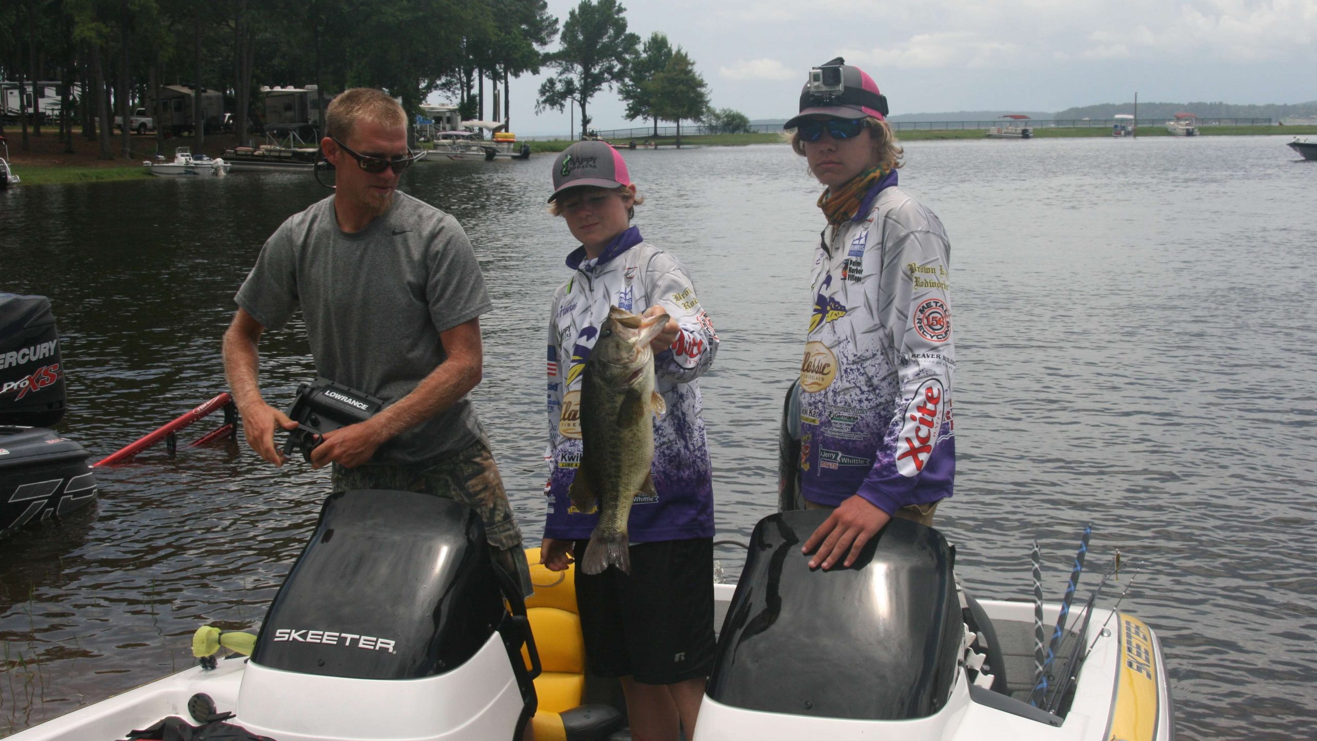 Dayton Hawkins and Dalton Adams of Sanger (Tex.) caught only one fish, but it was this 5-4 Toledo Bend beauty.