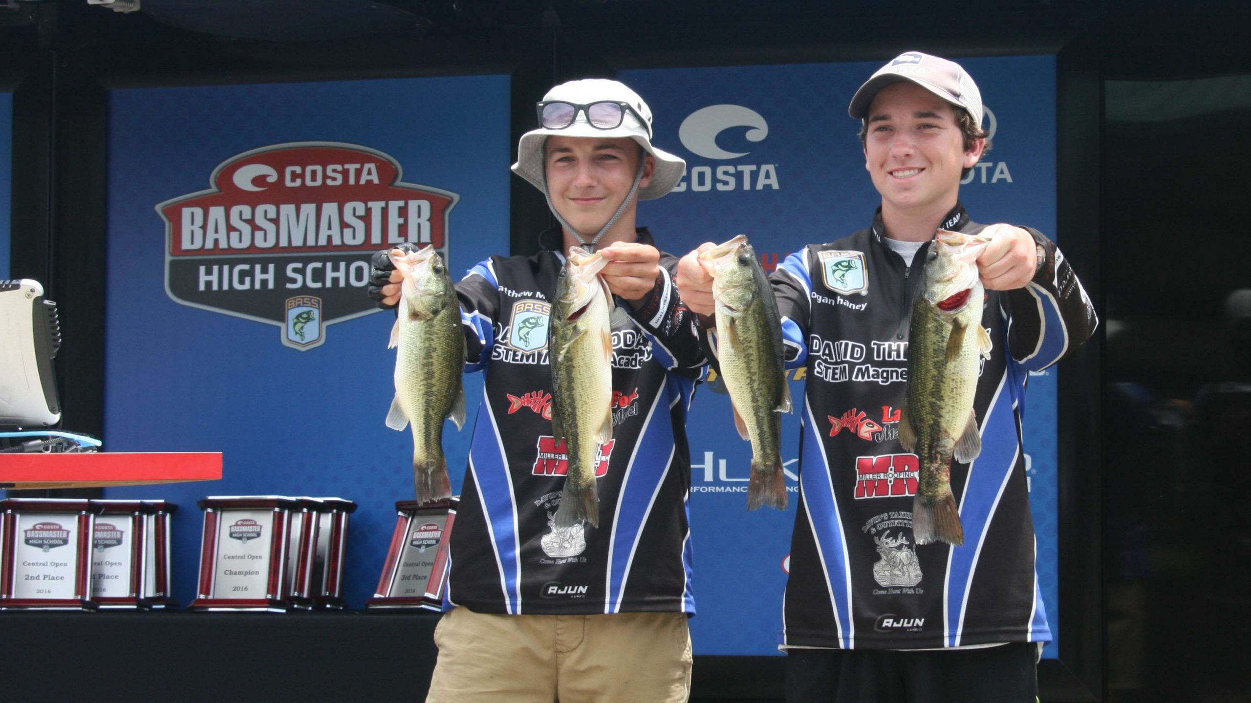 Logan Chaney and Matthew Myers finished in 19th place with a five-fish limit of 7-14.