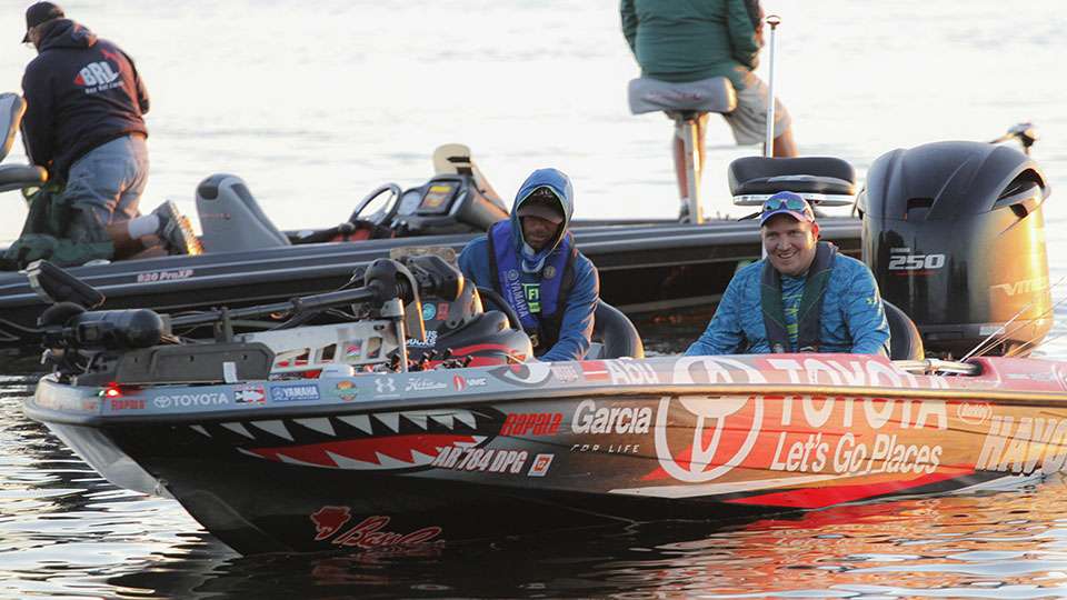 Mike Iaconelli has a while to wait as he is boat 199 on Day 1. At least he gets to be the first to head out on Friday.