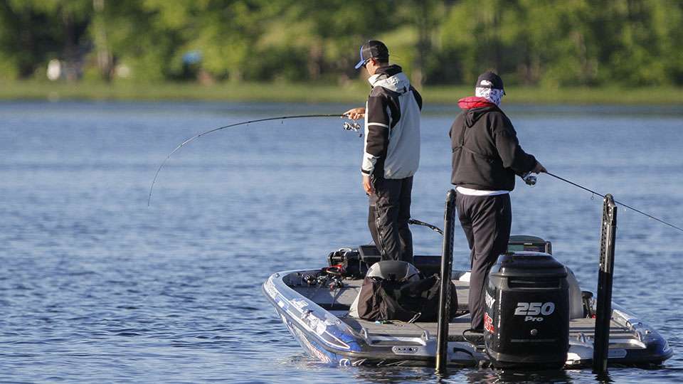 No matter how big a smallmouth is it seems vital to tire them out at the side of the boat. 