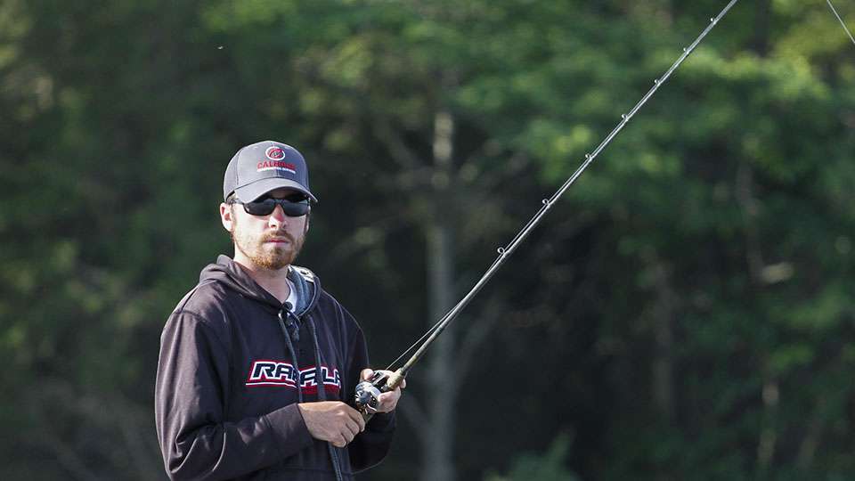 Freeman stays dialed in waiting on the next bite.