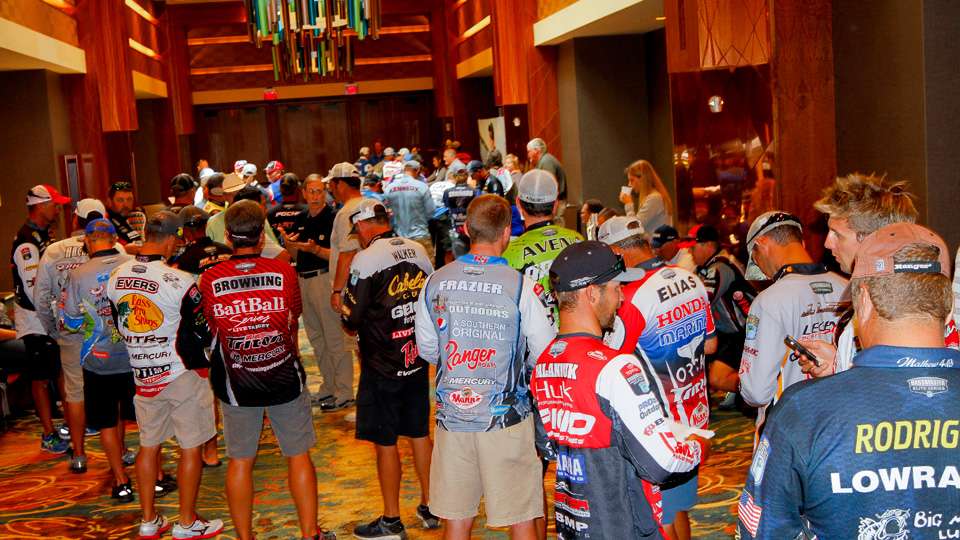 A field of 108 Elite Series pros will begin the first day of competition tomorrow. 