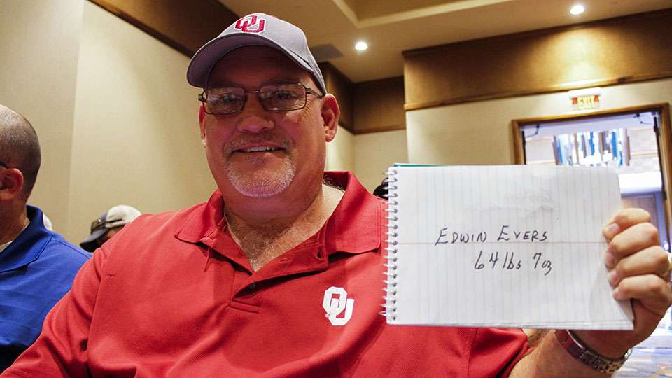 Brandon Beaver of right here in Durant, Okla thinks E-squared is the favorite. I would agree with all of these picks for Evers.