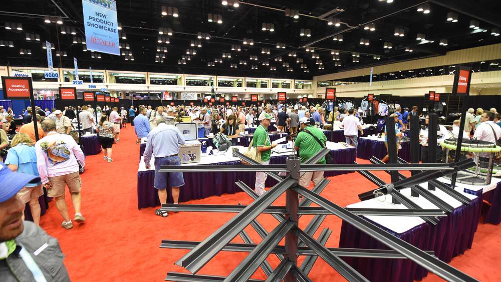 It's the night before ICAST and that means an annual tradition of the New Product Showcase where manufacturers from the fresh and salt water industries show off their latest new products. 