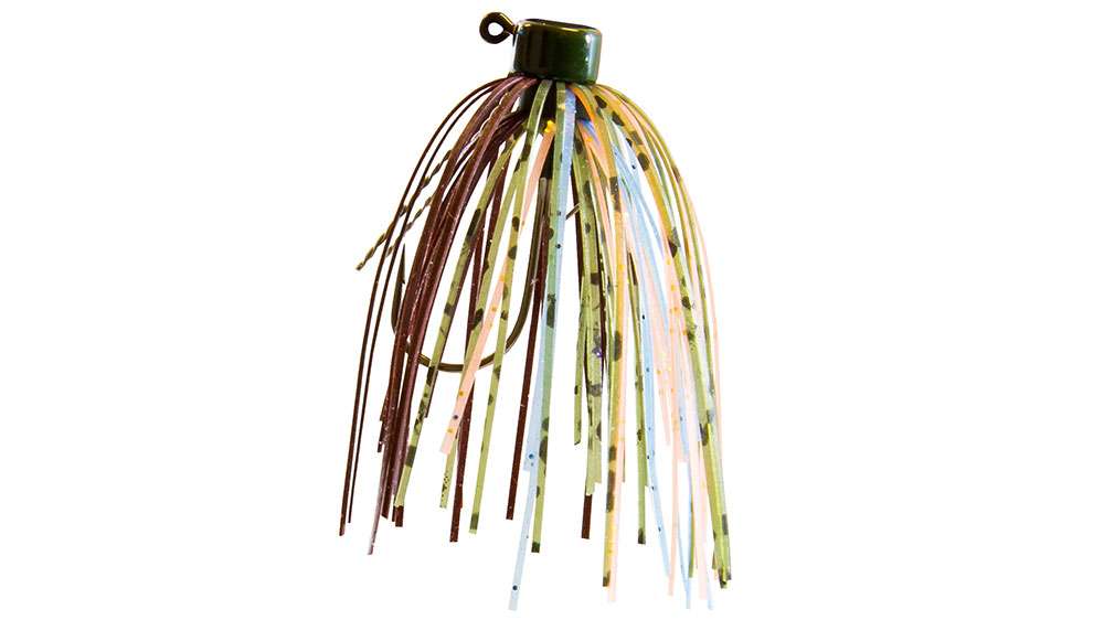 <p>
<p>Z-Man ShroomZ Micro Finesse Jig</p>
<p>These skirted, Midwest finesse-style mushroom jigs are designed for a slow fall to entice finicky bass in tough conditions. Armed with a light wire size 1 black nickel hook, shortened 100-percent silicone skirt, and twin multistrand wire weedguard, these jigs feature a wire trailer keeper that holds downsized trailers like the Finesse TRD and CrusteaZ securely. ShroomZ Micro Finesse Jigs are available in six natural color patterns in both 1/8- and 3/16-ounce weights.
