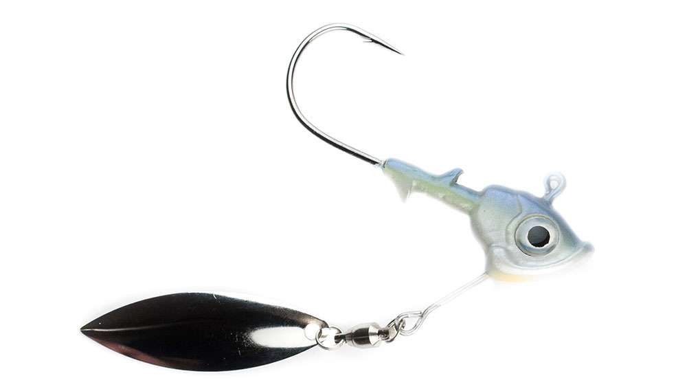 <p>
<p>
Stand-Up Fish Head Spin</p>
<p>The newest addition to the Fish Head line is the Stand-Up Fish Head Spin. This product was designed for those who like to fish the Fish Head Spin very slow across the bottom. The weight forward design of the Stand-Up Fish Head Spin allows the bait to swim through the water with a head down motion â¦ just like a baitfish. A stop and go action will also allow the Stand-Up Fish Head Spin to âstand upâ on the bottom of the lake, which mimics a small baitfish feeding on the bottom. The blade adds flash to the lure attracting more attention to the realistic, lifelike Stand-Up Fish Head Spin.
