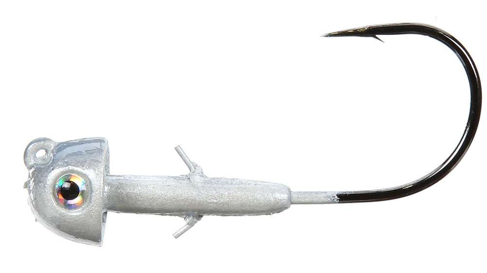 <p>
<p>Fish Head V-Lock Swimbait Head</p>
<p>The Fish Head V-Lock Swimbait Head was designed by Elite Series Pro, Greg Vinson, to meet the demands of a full time touring pro. The patent-pending âV-Lockâ keeper locks the swimbait onto the head allowing for multiple catches without changing out the swimbait. The round head design includes 3D holographic eyes and multi stage paint patterns making it very realistic to bass. The Fish Head V-Lock Swimbait Head can be paired with both hollow belly and solid body swimbaits. The V-Lock keeper and recessed cavity allows the swimbait to fit snugly against the head without the use of glue! The Fish Head V-Lock Swimbait Head is available in seven sizes (1/8-, 3/16-, 1/4-, 3/8-, 1/2-, 3/4-, and 1-ounce).
