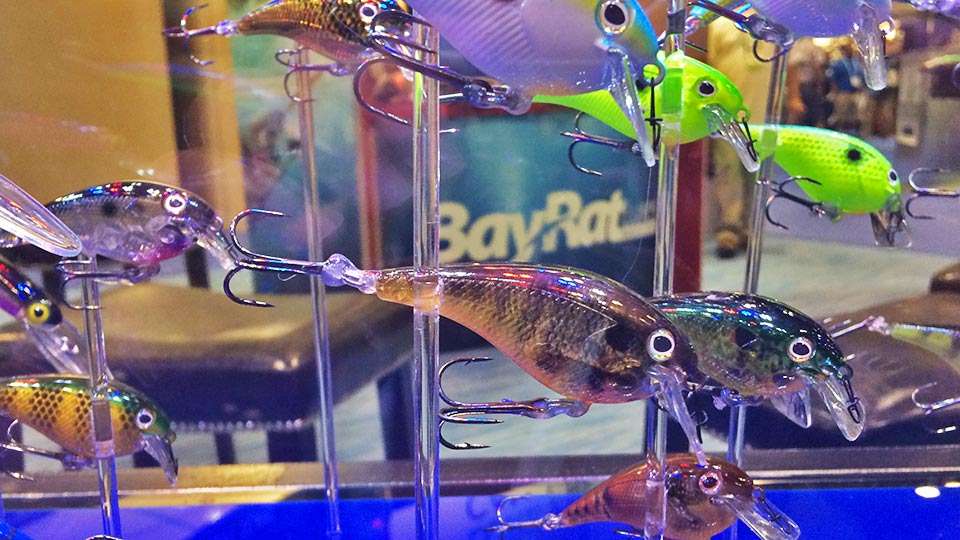 Manufacturers like BayRat set up their baits to appear from a distance as if theyâre floating. They looked rather striking in a lighted glass case, certainly enticing some closer looks.