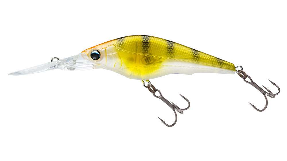 Duel Hardcore Shad</p>
<p>The Hardcore Shad is now available in a new color pattern. This suspending shad bait featuring a unique âFlex-Lipâ design that reduces drag and improves the âtight wiggleâ swimming action. A variety of finishes and colors allows you to âmatch the hatchâ of your local waters, which now includes Natural Perch. The Shad includes the internationally patented Magnetic Weight Transfer System, for distance and accuracy to strategically cast for your next trophy fish.
