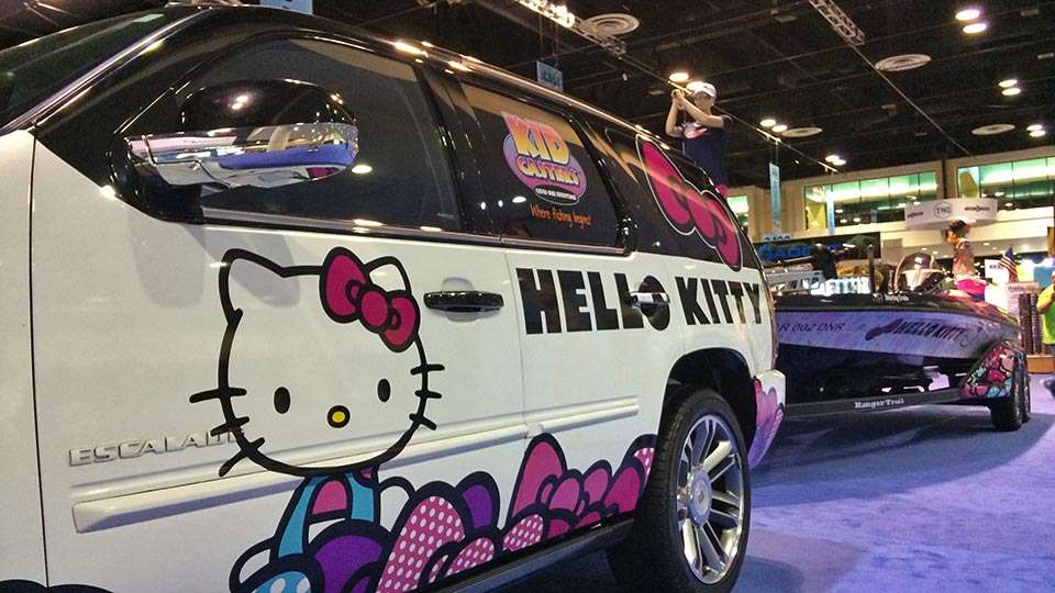 Sticking with the Marvel theme - what, Hello Kitty is not an Avenger? Can you imagine? She does have the super power to get kids -- and some adults -- to buy any product with her picture on it. That includes Kid Casters fishing rods and reels, among others.