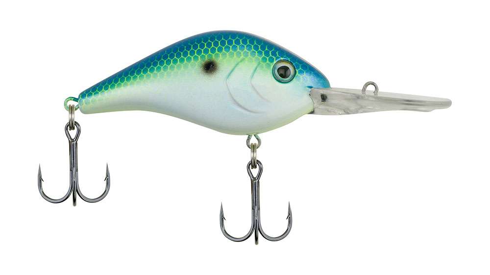 Berkley Dredger</p>
<p>A combination of body shape and weighted bill drive this bait deep to stay in the strike zone longer. Whether cranked slowly or quickly, the Dredger has a tight, subtle action that is proven to trigger fish that hang out in the deepest water to strike without hesitation. Available in five diving depth models (10 1/2, 14 1/2, 17 1/2, 20 1/2 and 25 1/2). MSRP: $8.95.
