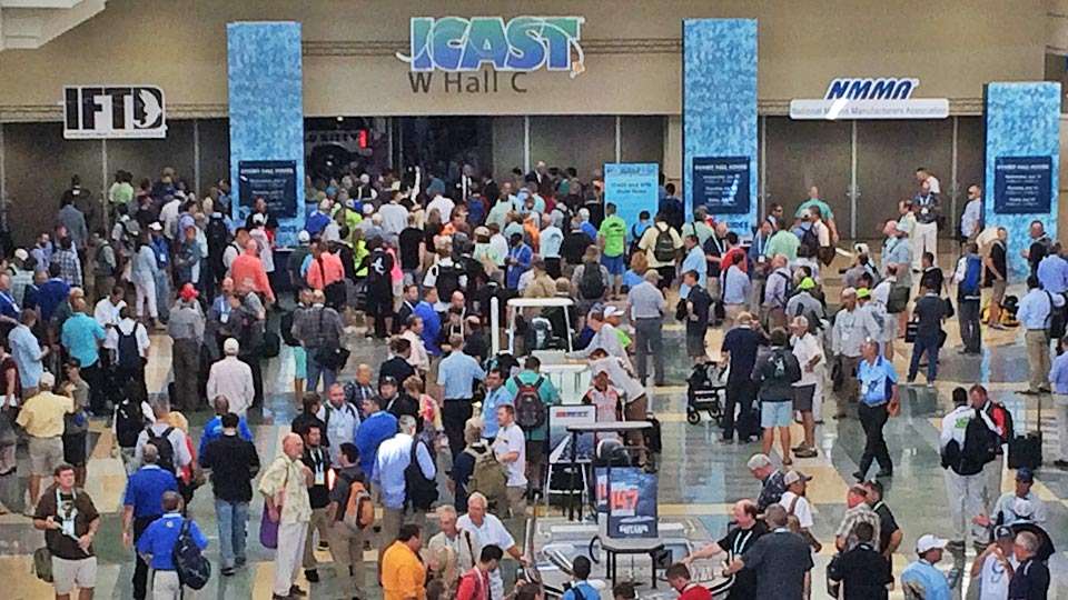 While exhibitors had been setting up inside for days, the mob of attendees and media had to wait until 9 a.m. Wednesday for the doors to open. Then it was a mad rush to find the greatest new innovations in sport fishing.