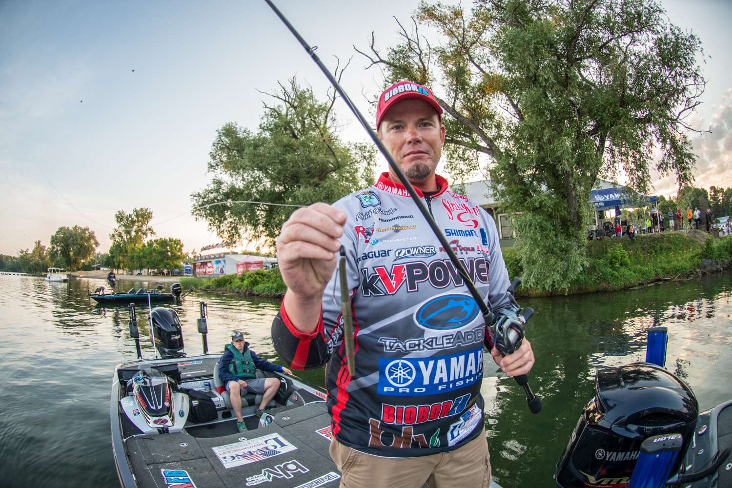 <b>6. Keith Combs, 69-6</b><br> Keith Combs alternated between a Strike King Pure Poison bladed swimbait, a Strike King Ocho and this Strike King 10-inch worm. Fishing grassy flats provided most effective for the Texas pro. 