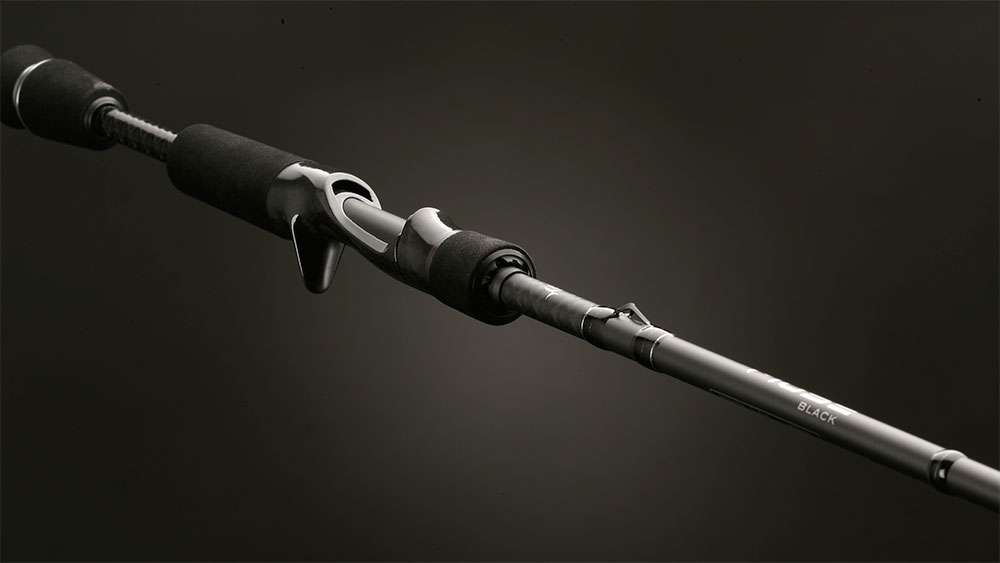 13 Fishing Muse Black</p>
<p>Tailored to deliver a perfect balance between form and functionâ¦ with outstanding results. A lightweight performance driven rod with dynamically sculpted curves and exclusive lightweight materials, a 36-ton Poly-Vector Graphite (PVG36T) blank powers the Muse Black. Zonal Action Technology (ZAT2) empowers designers working with Elite Series anglers to tailor the rodâs complex and dynamic taper. Whether it's microscopic hair jigs on Lake Champlain or Roman Made swimbaits in southern California, the Muse series excels at a multitude of locations and techniques. 
