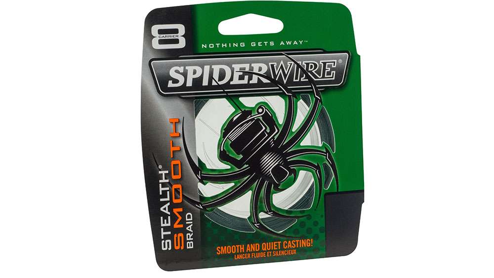 SpiderWire Stealth Smooth</p>
<p>Anglers trust SpiderWire Stealth for its smoothness and strength. A smoother braid whisks through the guides with ease and provides a quiet, effortless cast, a quick vertical descent and more efficiency on the water. To meet this need, Spiderwire introduces Stealth Smooth for 2017.</p>

<p>Available in 125-, 200-, 300-, 500-, 1500- and 3000-yard spools, SpiderWire Stealth Smooth is offered in moss green and will be available early 2017. MSRP for SpiderWire Stealth Smooth starts at $13.99.

