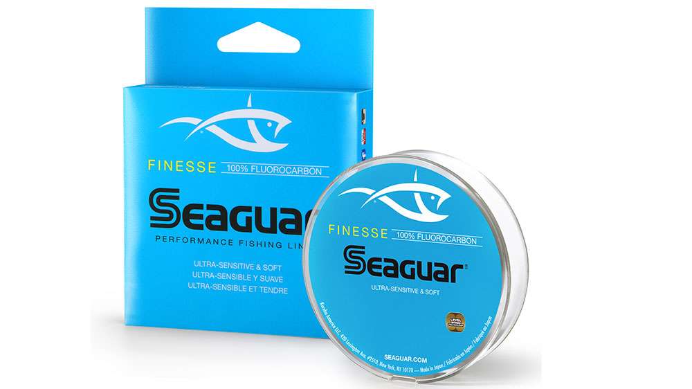 Seaguar Finesse Fluorocarbon</p>
<p>Seaguar Finesse Fluorocarbon is a double-structure line with smaller diameters and exceptional knot and tensile strength. Itâs soft and supple with low memory, making it a great choice for finesse applications. Available in 5.2-, 6.2-, 7.3- and 8.4-pound tests on 150-yard spools. 

