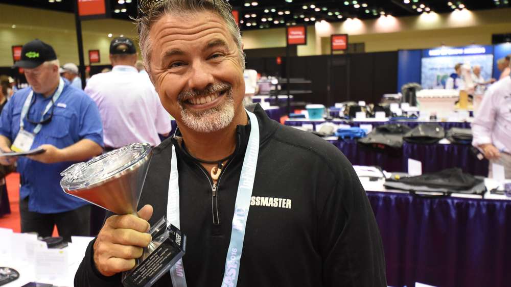 Bassmaster Magazine editor James Hall found his perfect companion- a 8 ounce giant metal shaker from Orca! 